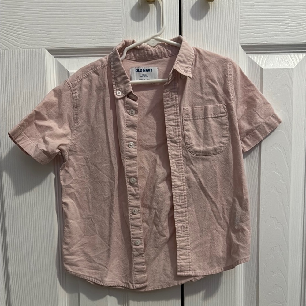 Old Navy Kids Pink Button-Up Shirt